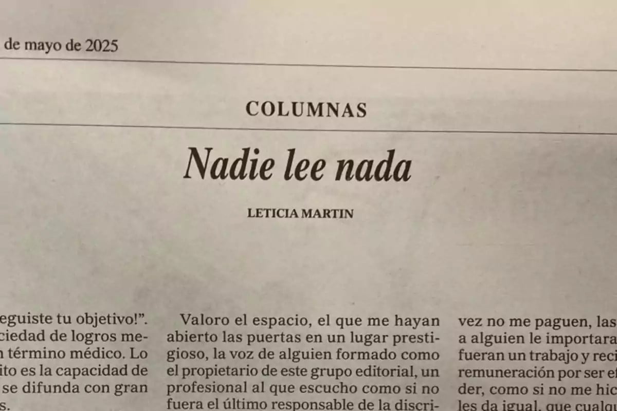 periodista argentina columna