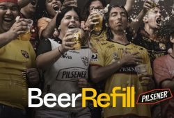 pilsener lanza beer-refill-ecuador cerveza