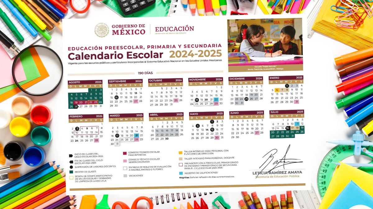 sep suspende clases calendario escolar 2025 b