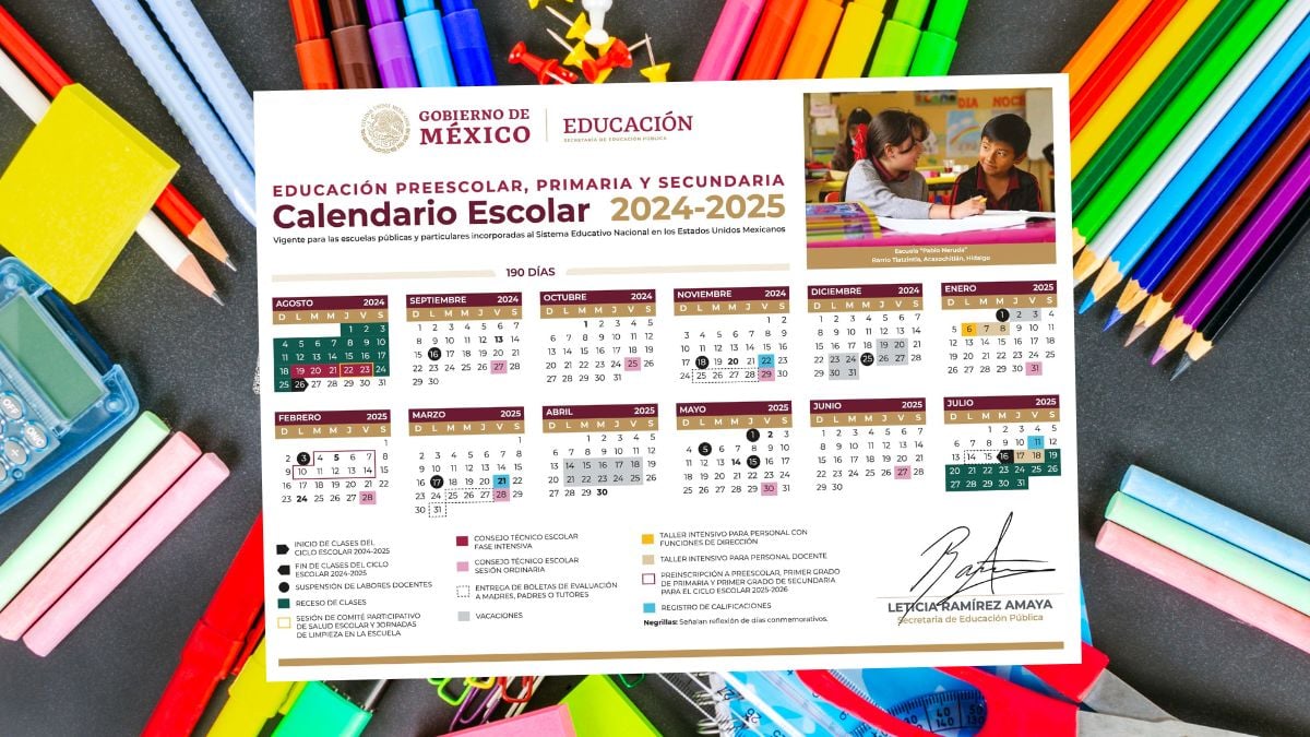 sep suspende clases calendario escolar 2025