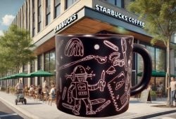 Starbucks lanzará taza negra robótica este 12 de mayo: Así la puedes obtener Foto: Especial