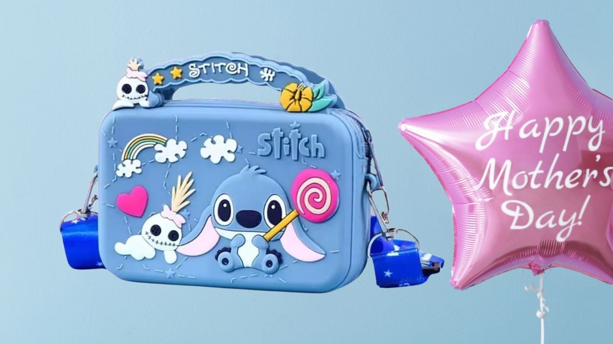 Bolso del PEQUEÑO Stitch en menos de 350 pesos para regalar el Día de las Madres 2025 Foto: Especial
