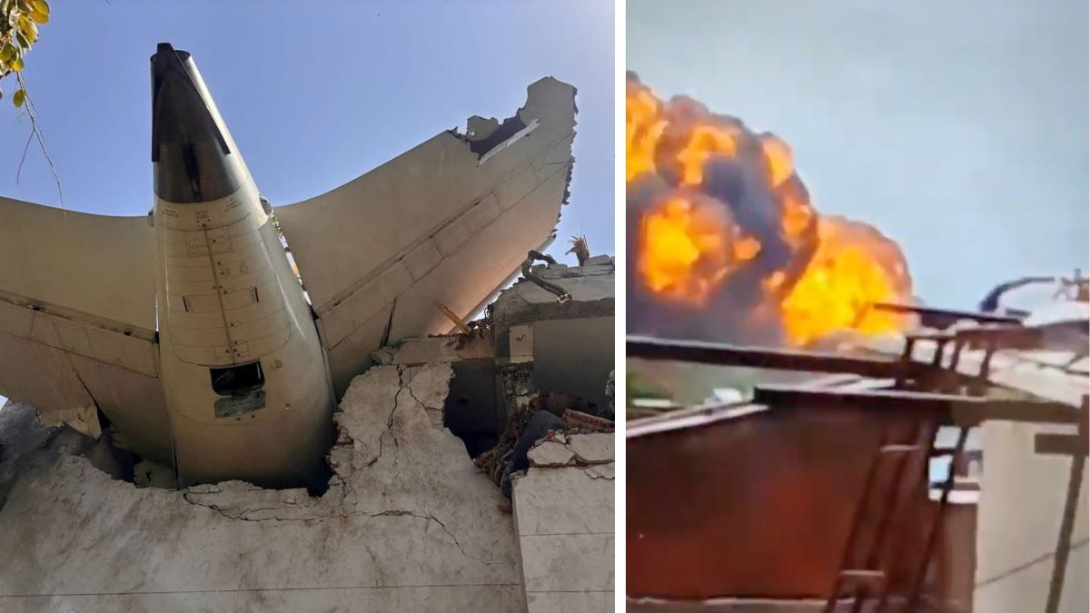 Air India Flight 171 crash Avión de Air India vuelo 171: Videos captan el momento del choque