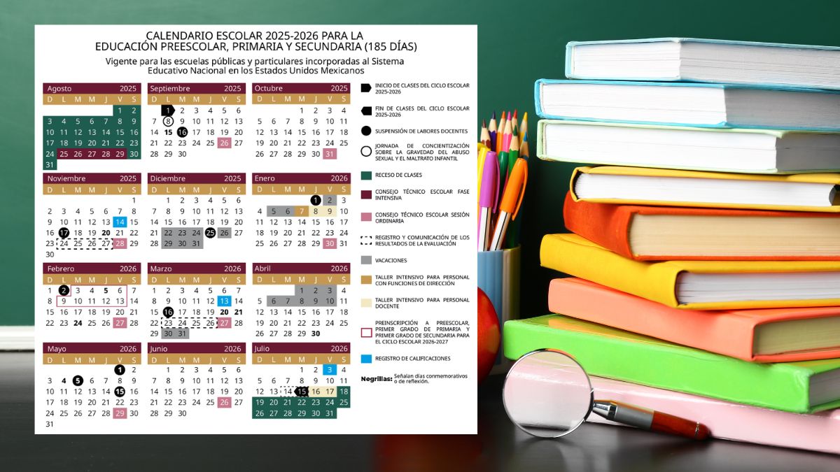 CALENDARIO ESCOLAR 2025 A 2026 SEP 2
