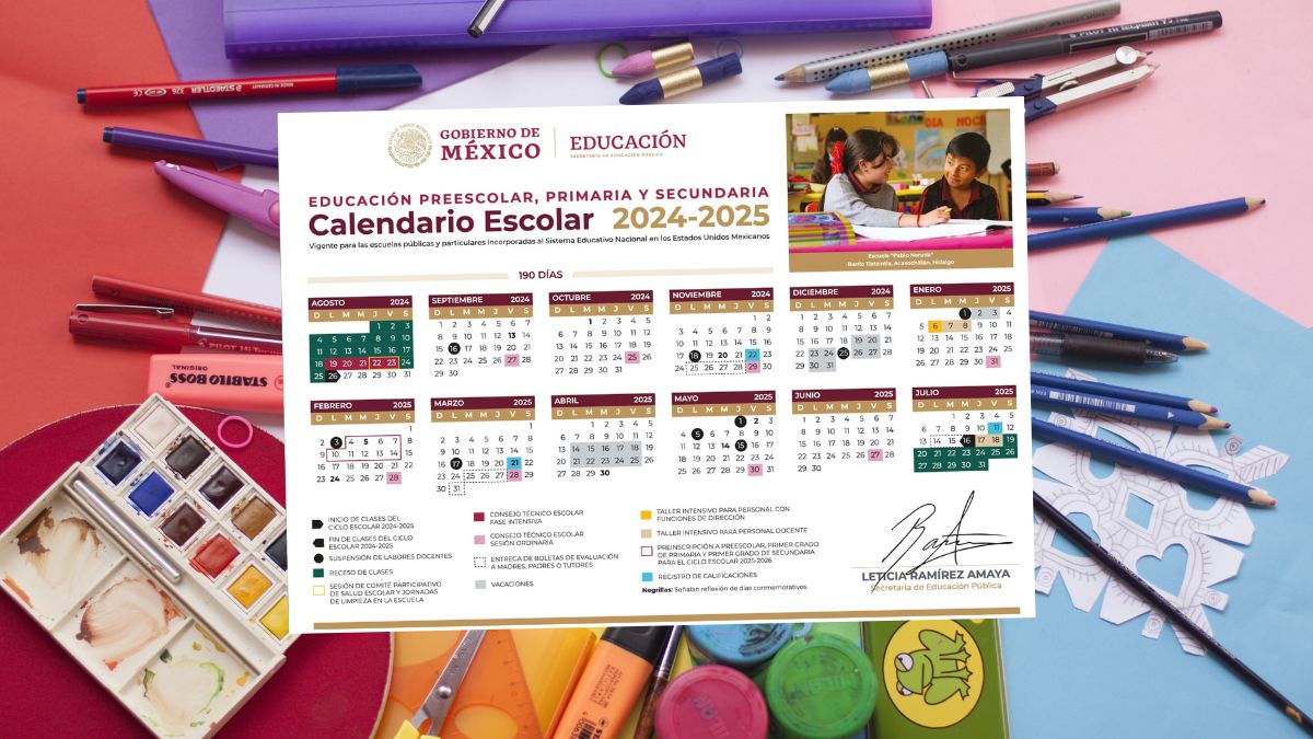 CALENDARIO ESCOLAR SEP PUENTES JUNIO 2025