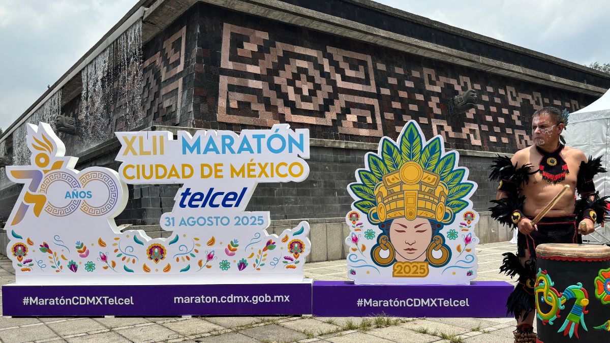 Así lucen las medallas del Medio Maratón y Maratón CDMX 2025 Foto: Antonio Miranda