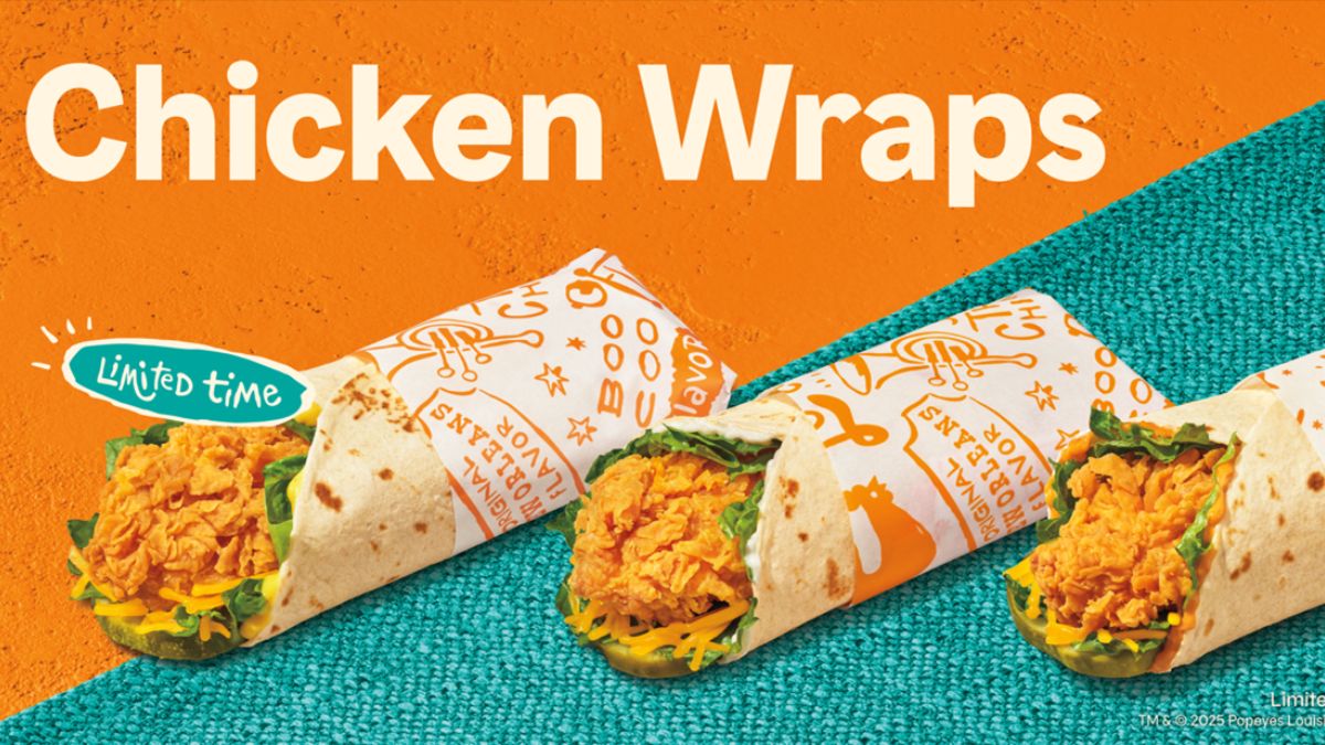 Popeyes launches new chicken wraps! What's in them and when will they go on sale?