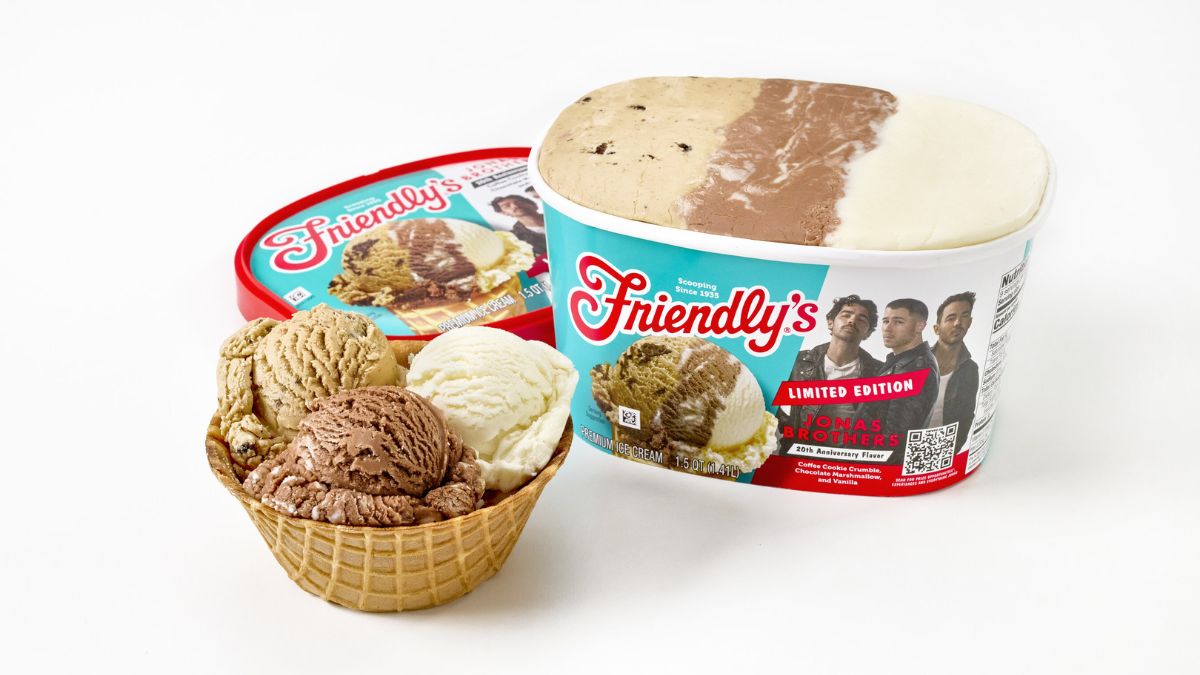 The Jonas Brothers and Friendly's team up to launch a new ice cream! What's it like and when will it go on sale?