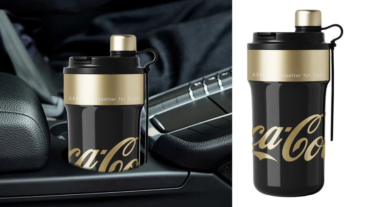 VASO NEGRO CON DORADO 2025