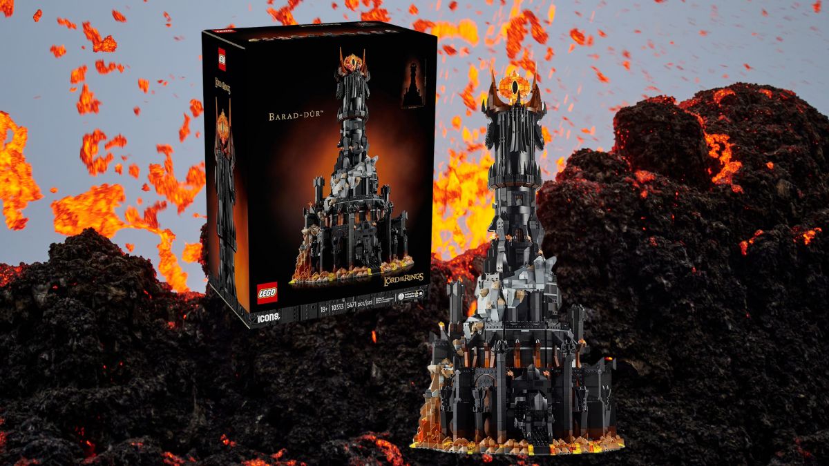 El mejor regalo para papá: LEGO Barad-Dûr de El Señor de los Anillos en descuento por el Día del Padre 2025 Foto: Especial