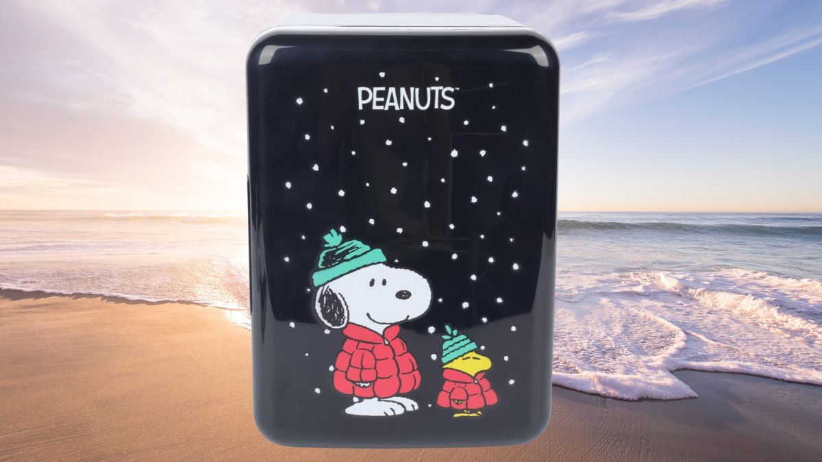 Mini refrigerador de Snoopy con diseño tierno y precio único en Amazon Foto: Especial