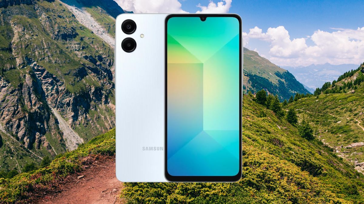 Día del Padre 2025: Samsung Galaxy A06 azul claro en descuento en Amazon para regalar a papá Foto: Especial