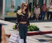Belinda va de compras a Loro Piana para promocionar su canción