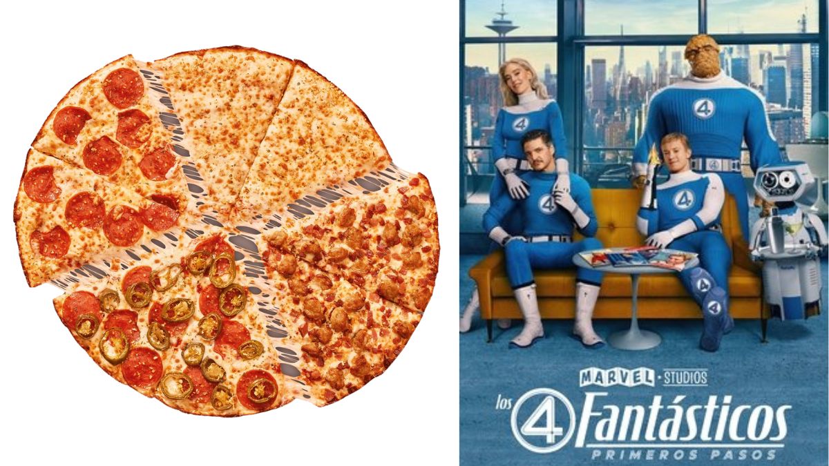 cuatro fantasticos pizza little 2025