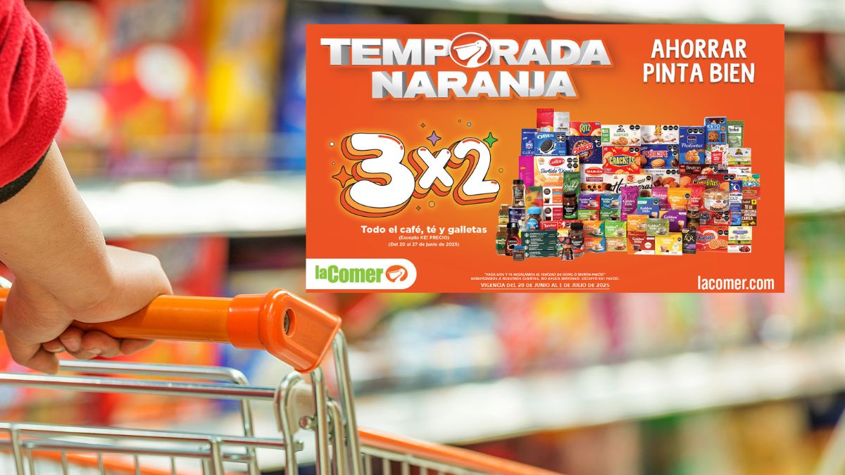 Folleto Temporada Naranja La Comer: Los mejores 3x2 vigentes hasta el 27 de junio Foto: Especial