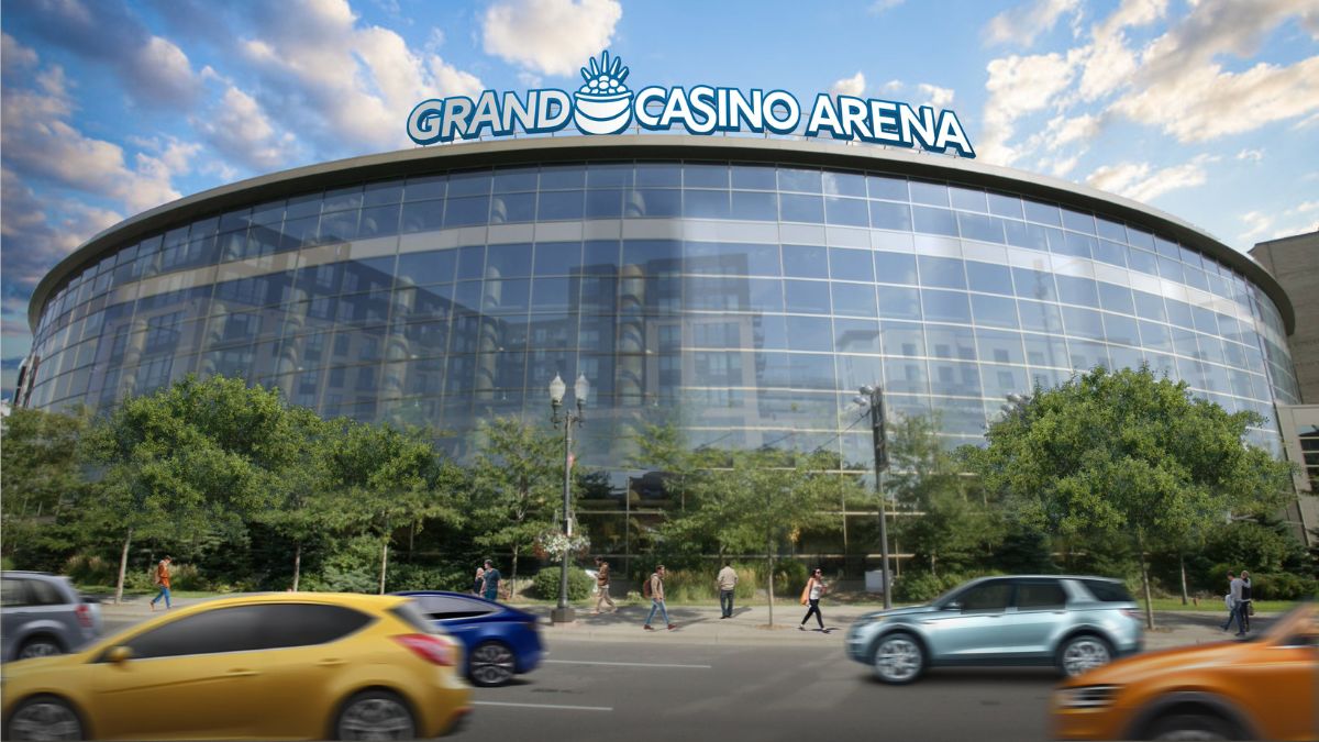Goodbye Xcel Energy Center! Grand Casino Arena, the new name of the Minnesota Wild's home.