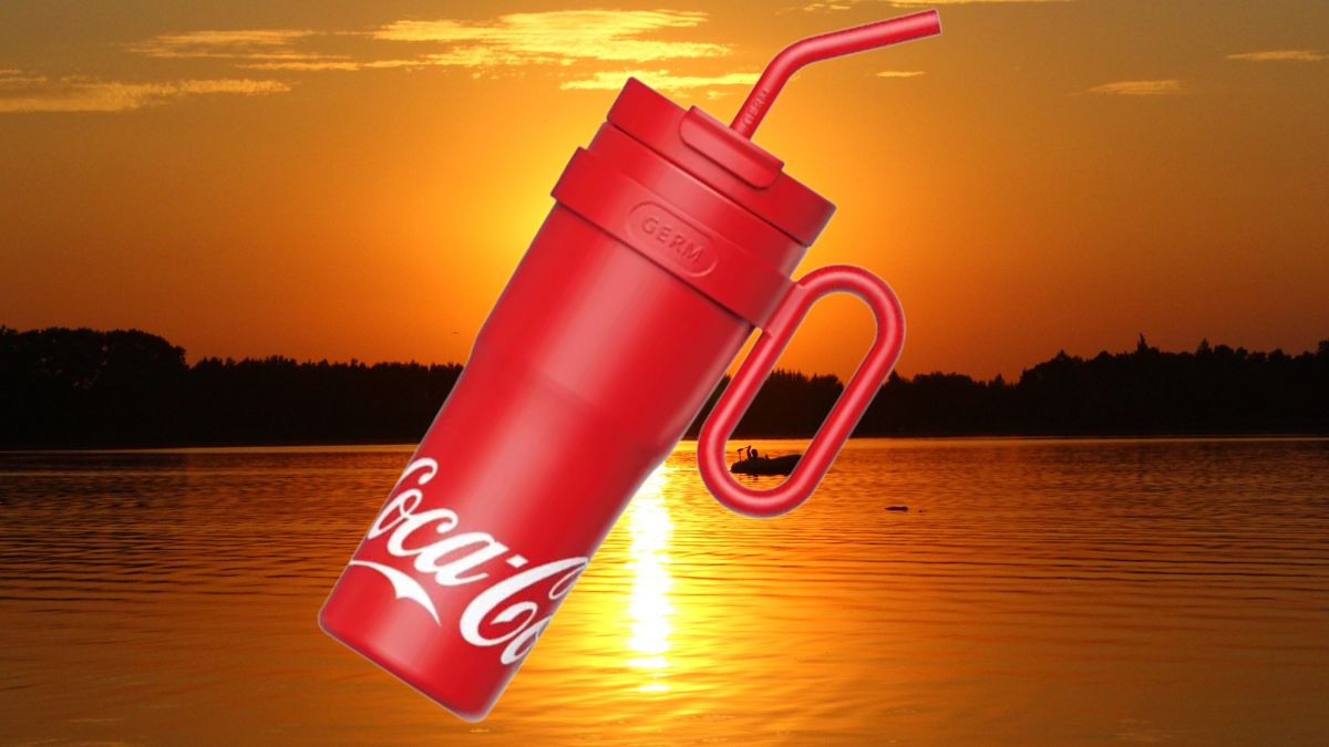 Día del Padre 2025: Vaso Coca Cola tipo Stanley rojo con descuento ÚNICO Foto: Especial