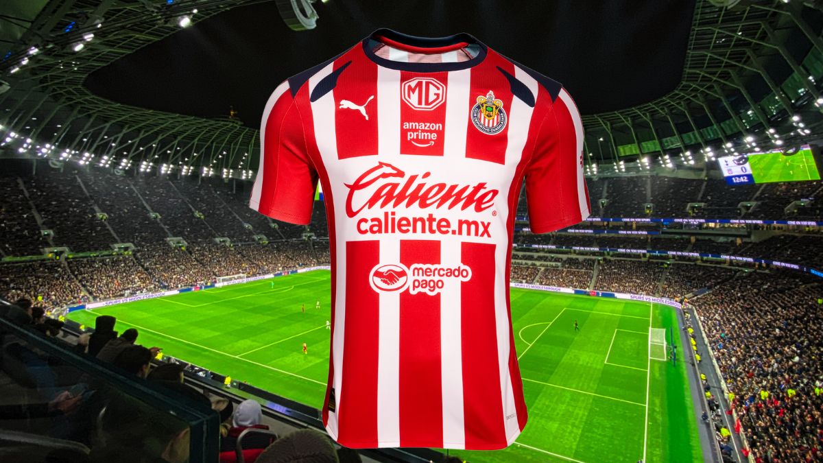 ¿Amazon Prime y Mercado Pago en la playera de Chivas? Así luce la nueva camistea (NO ESE NIKE) Foto: Especial