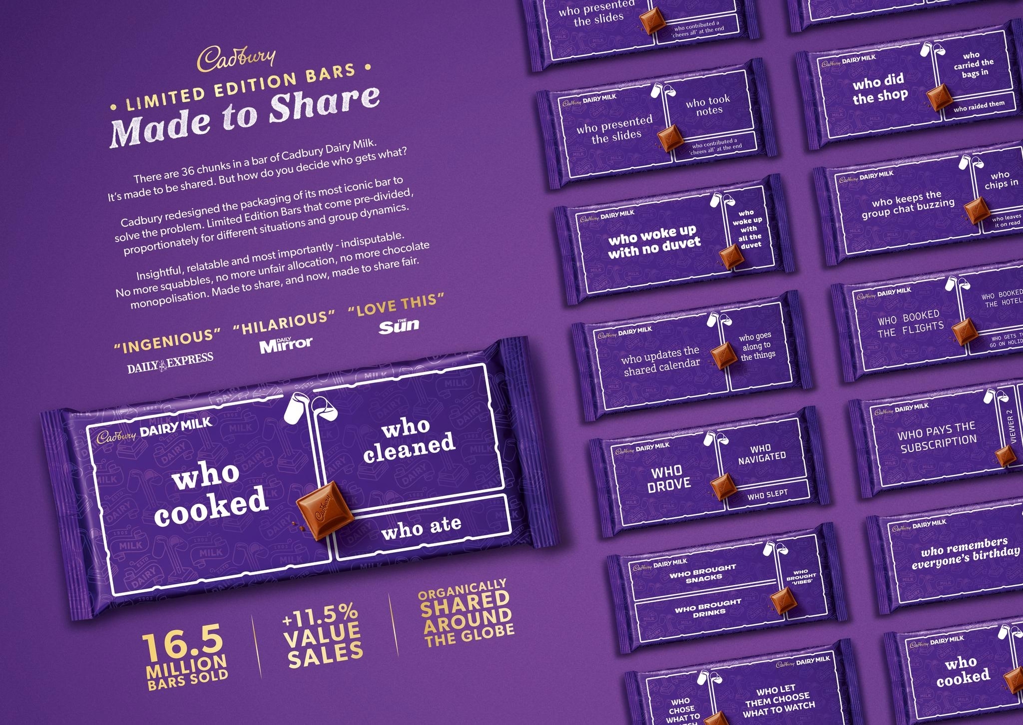 packaging cardbury cannes lions 2025