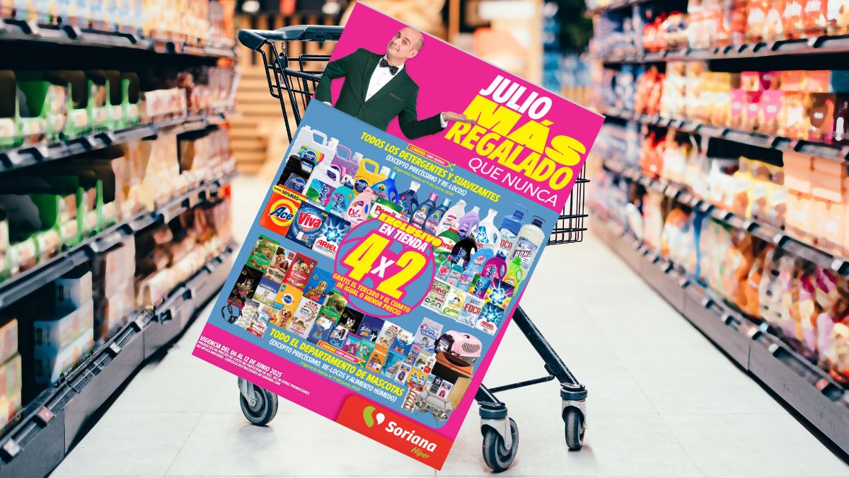 Julio Regalado de Soriana lanza su TERCERA cuponera de descuentos: Disponible del 6 al 12 de junio Foto: Especial
