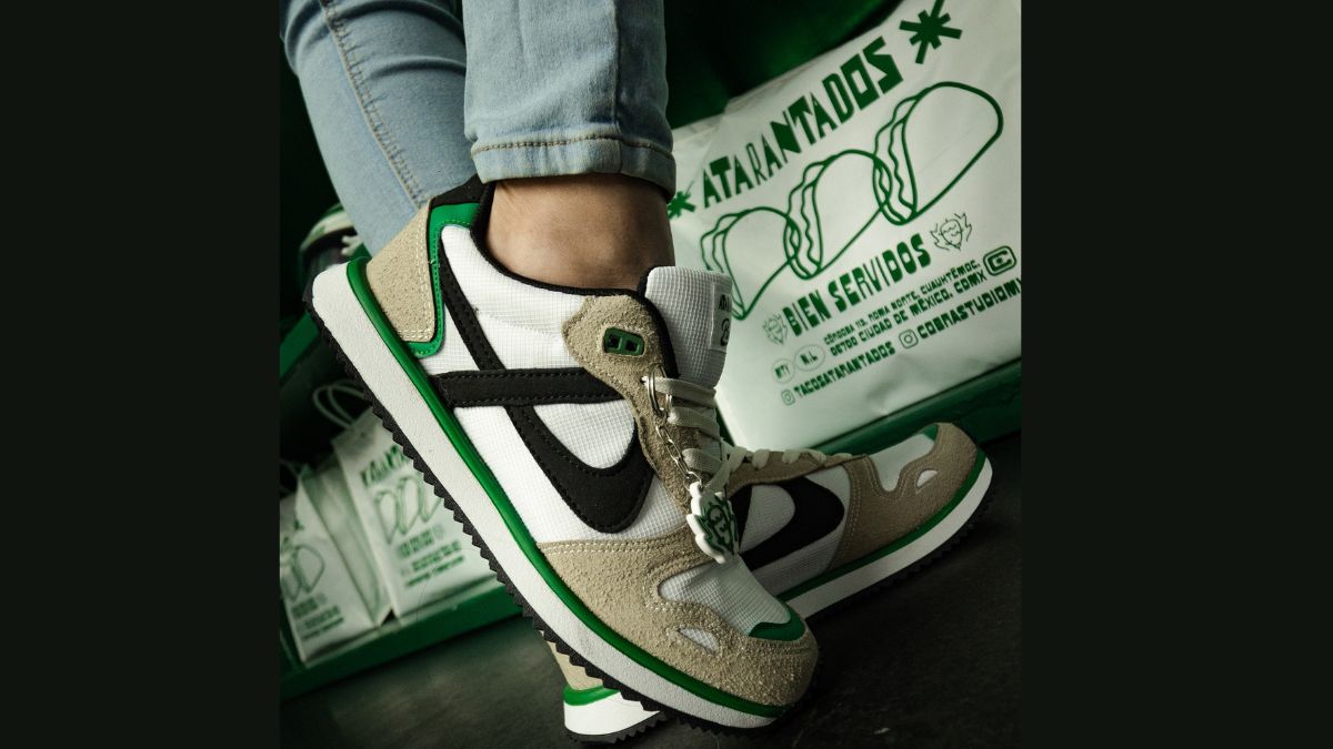 Así son los tenis Atarantados de Panam: El calzado perfecto para los amantes del taco Foto: Especial