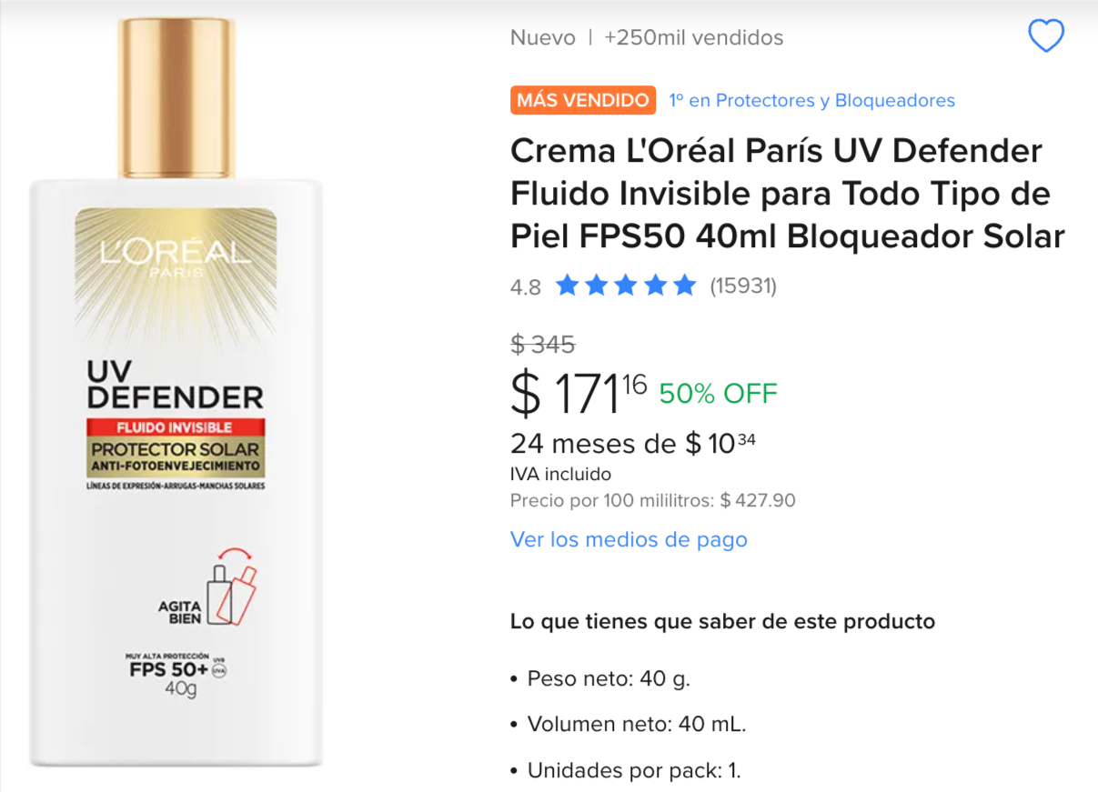 Una joya de L’Oréal Paris que lidera las ventas online por su alta eficacia y precio accesible