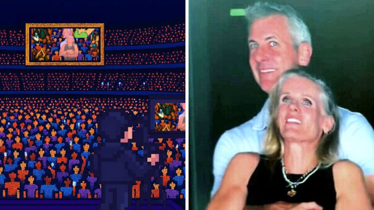 Así puedes jugar Coldplay Canoodlers, el videojuego inspirado en Andy Byron y Kristin Cabot
