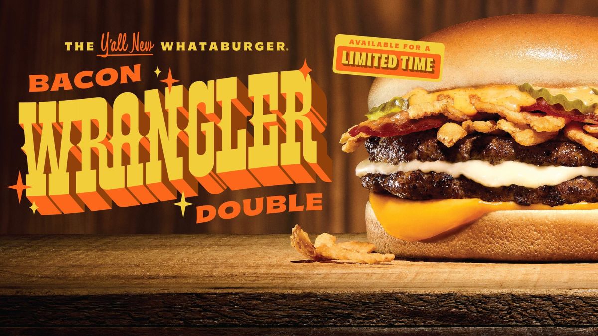Whataburger will launch the Bacon Wrangler Double; this is what the new burger is like