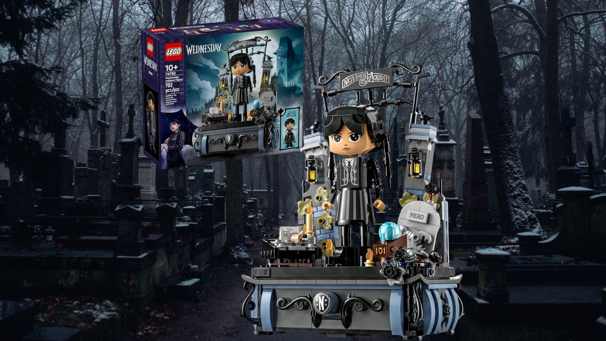 Figura LEGO de Merlina en oferta especial antes del estreno de la temporada 2 Foto: Especial