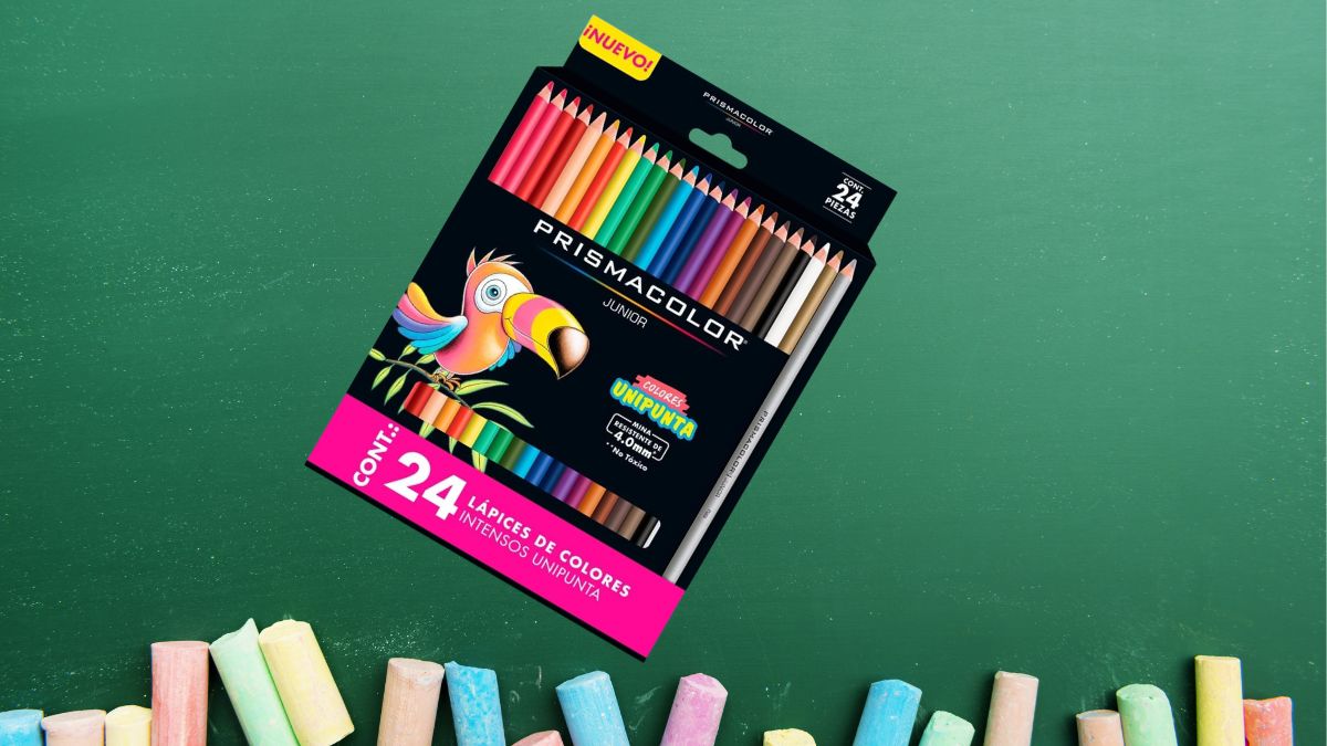 Regreso a clases 2025: Prismacolor de 24 lápices de colores con un 42% de descuento Foto: Especial