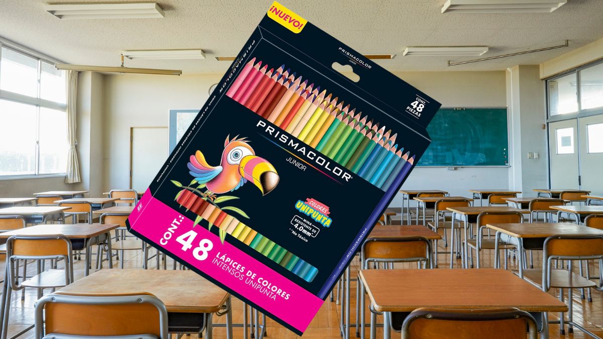 Regreso a clases 2025: Caja de Prismacolor junior con 48 colores con descuento especial Foto: Especial