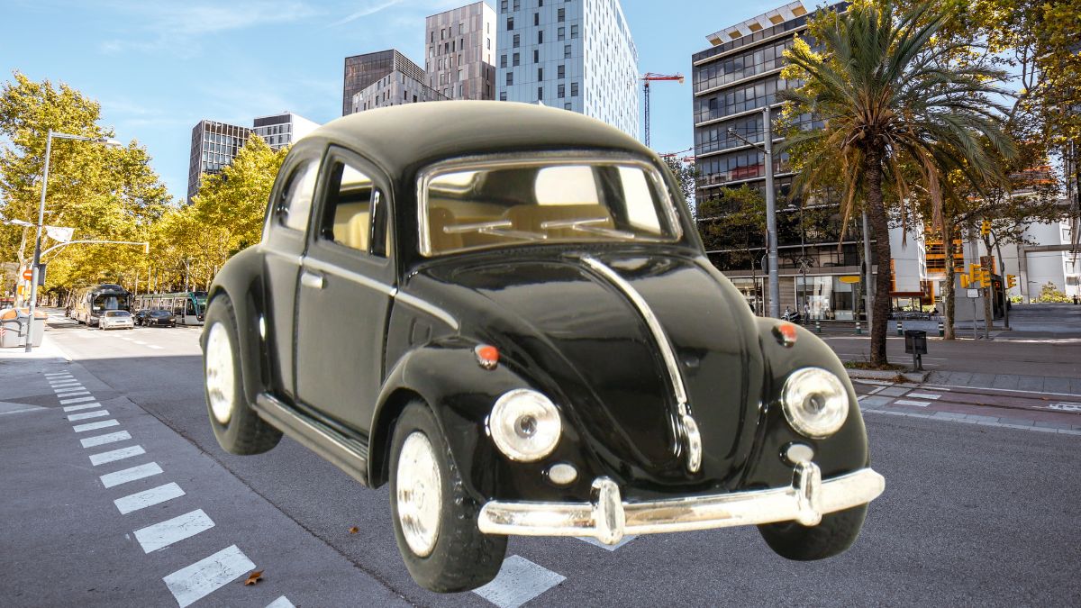 Volkswagen Beetle clásico 1967 en color negro: La edición para coleccionistas que Amazon tiene a precio especial Foto: Especial