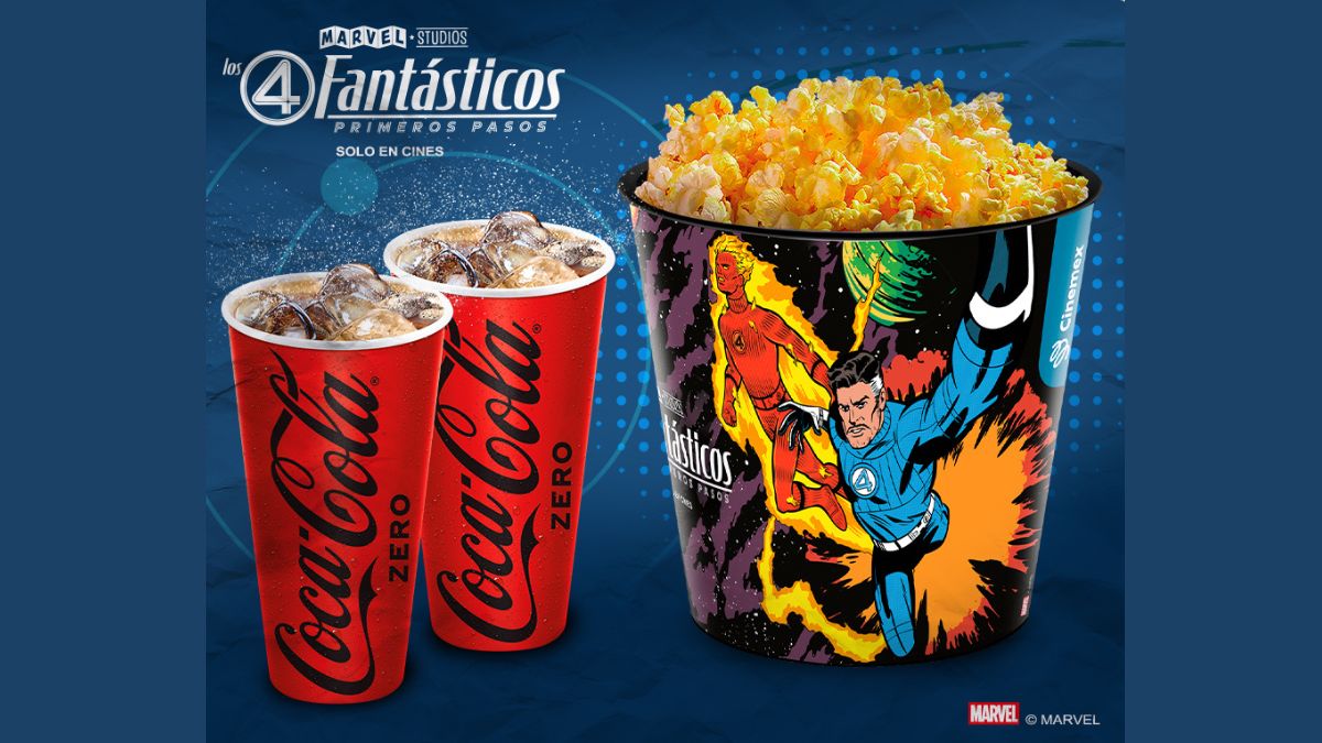 ¿Cuánto costará el COMBO de Los 4 Fantásticos de Cinemex? Aquí te decimos el contenido Foto: Especial