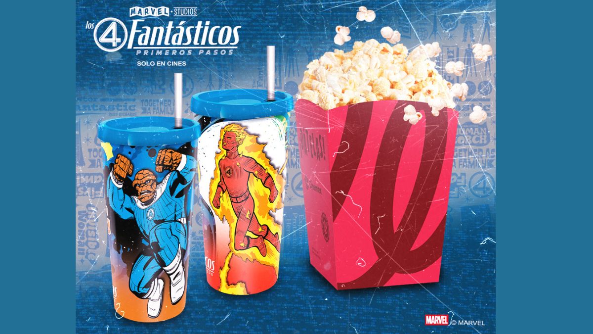Así son los Combos para Compartir de Los 4 Fantásticos: Primeros Pasos que tiene Cinemex: ¿Cuánto cuestan? Foto: Especial