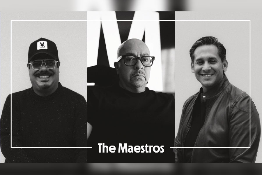 Directivos: Antonio Garrido - Director de Producción México, Enrique Nava - CEO, Antonio Acosta - Director de Producción Internacional