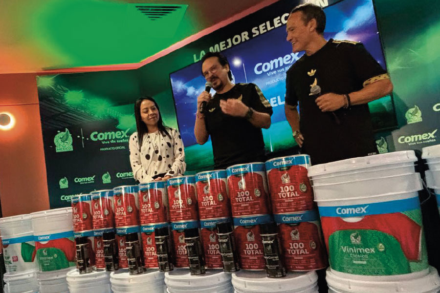 Comex y la Selección de México celebran su unión Foto: Antonio Miranda