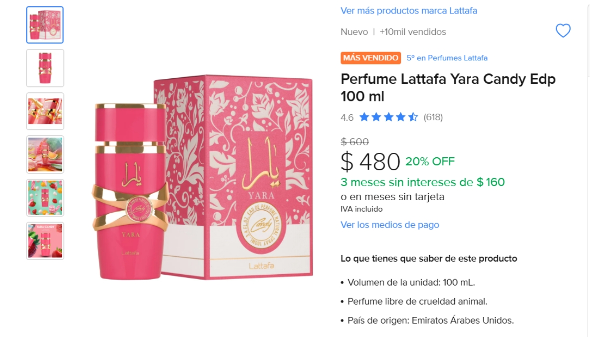 perfume lattafa yara candy