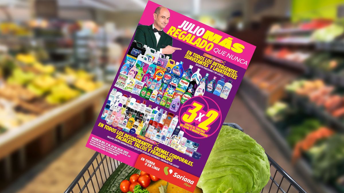 Julio Regalado de Soriana lanza su NOVENO folleto de ofertas: Disponible del 17 al 24 de julio Foto: Especial