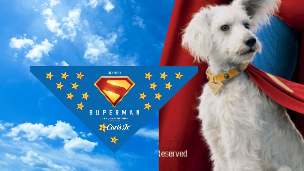 Día del Perro 2025: Carl’s Jr regalará paliacates de Superman para celebrar a los lomitos este 20 de julio Foto: Especial