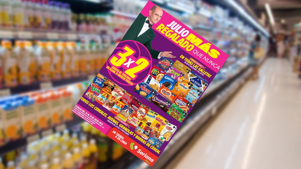 Julio Regalado de Soriana lanza su décimo folleto de OFERTAS: Disponible del 25 al 31 de julio Foto: Especial