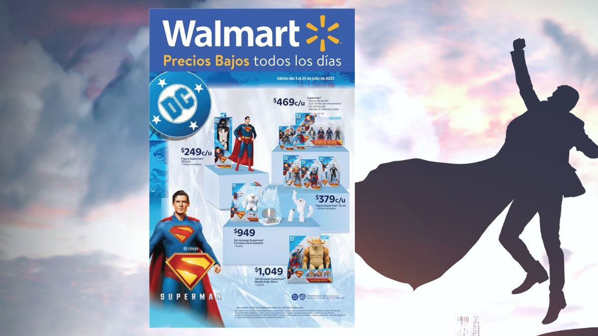 Así es la colección que tiene Walmart por la NUEVA ERA de Superman: ¿Hasta cuándo lo puedo conseguir? Foto: Especial