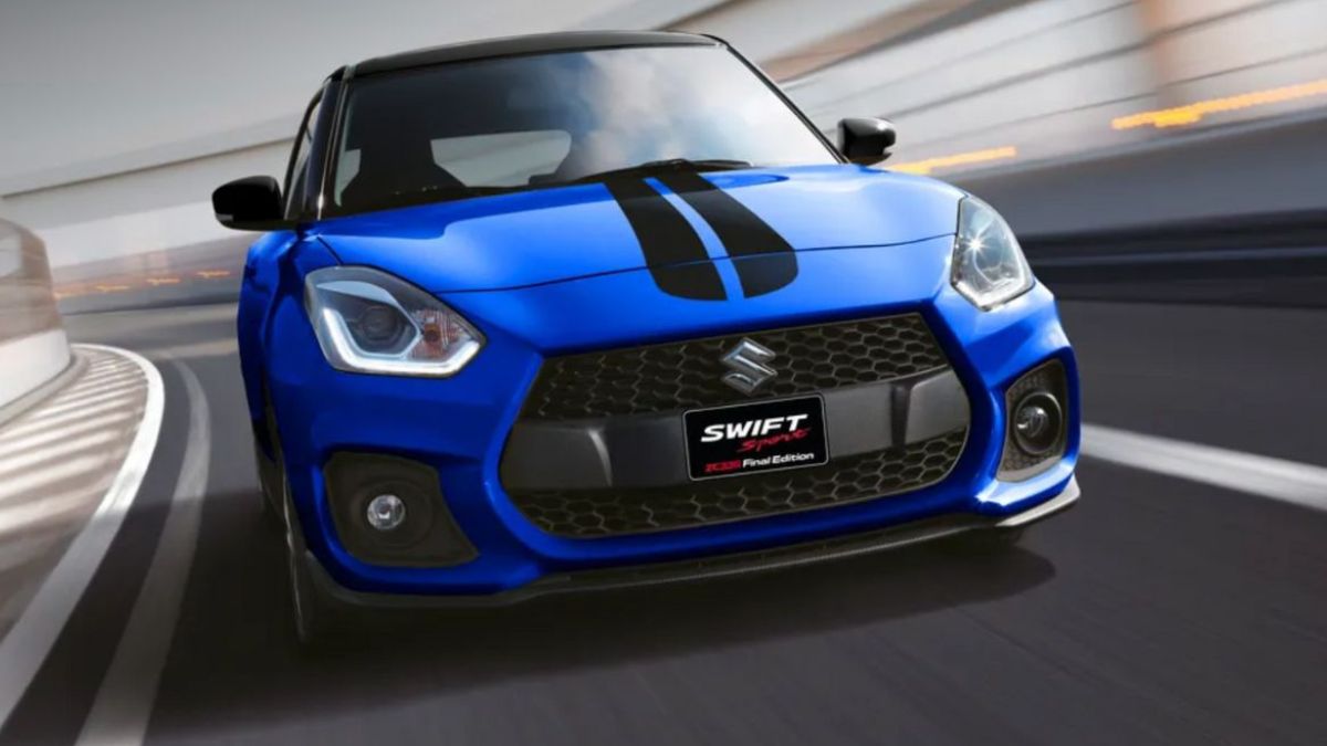 Suzuki Swift Sport 2025: ¿Qué versión Final Edition queda a la venta? Foto: Especial