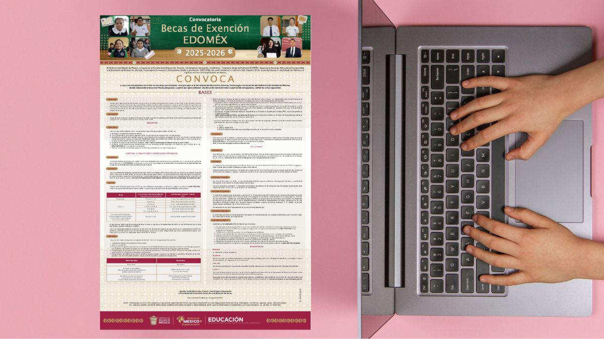 x¡Adiós Beca Rita Cetina! Este día inicia el registro a la Beca Exención de Educación Edomex para el ciclo escolar 2025-2026 Cortesía: Marca / Canva