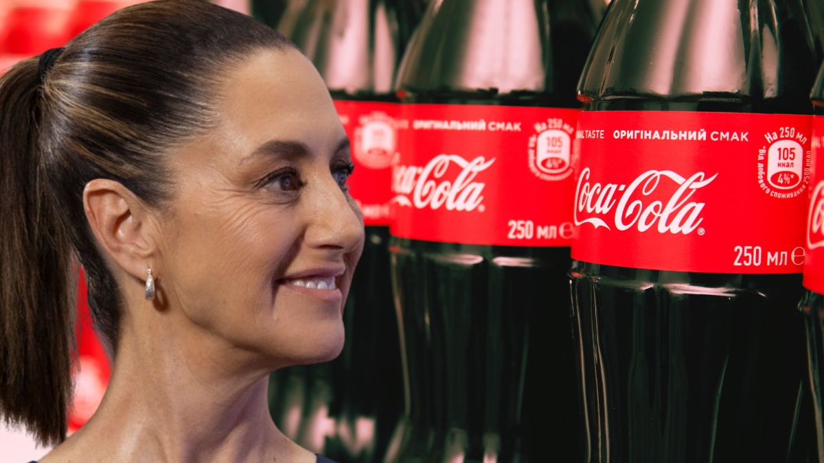 CLAUDIA SHEINBAUM PRESIDENT OF MEXICO COCA COLA