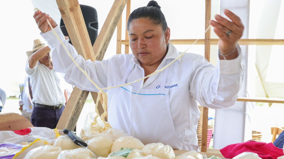 Queso Oaxaca. Cortesía Gobierno de Oaxaca