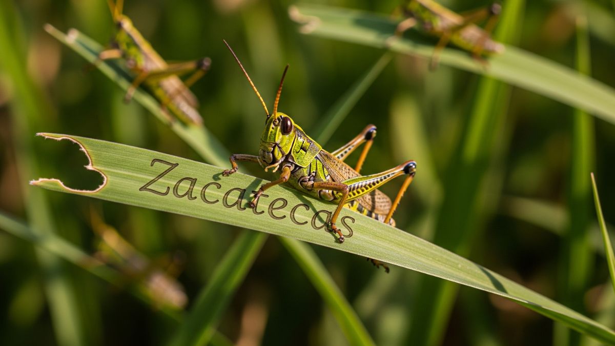 Plaga de grillos Zacatecas. Cortesía Gemini IA