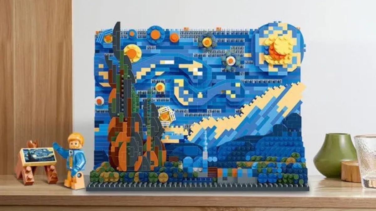 SET DE BLOQUES LA NOCHE ESTRELLADA TIPO LEGO FOTO: MERCADO LIBRE