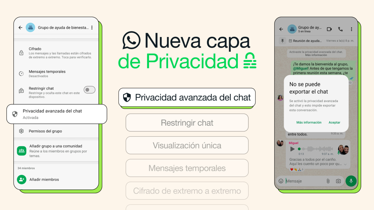 Como activar el PIN de 6 dígitos de WhatsApp foto: Cortesía WhatsApp
