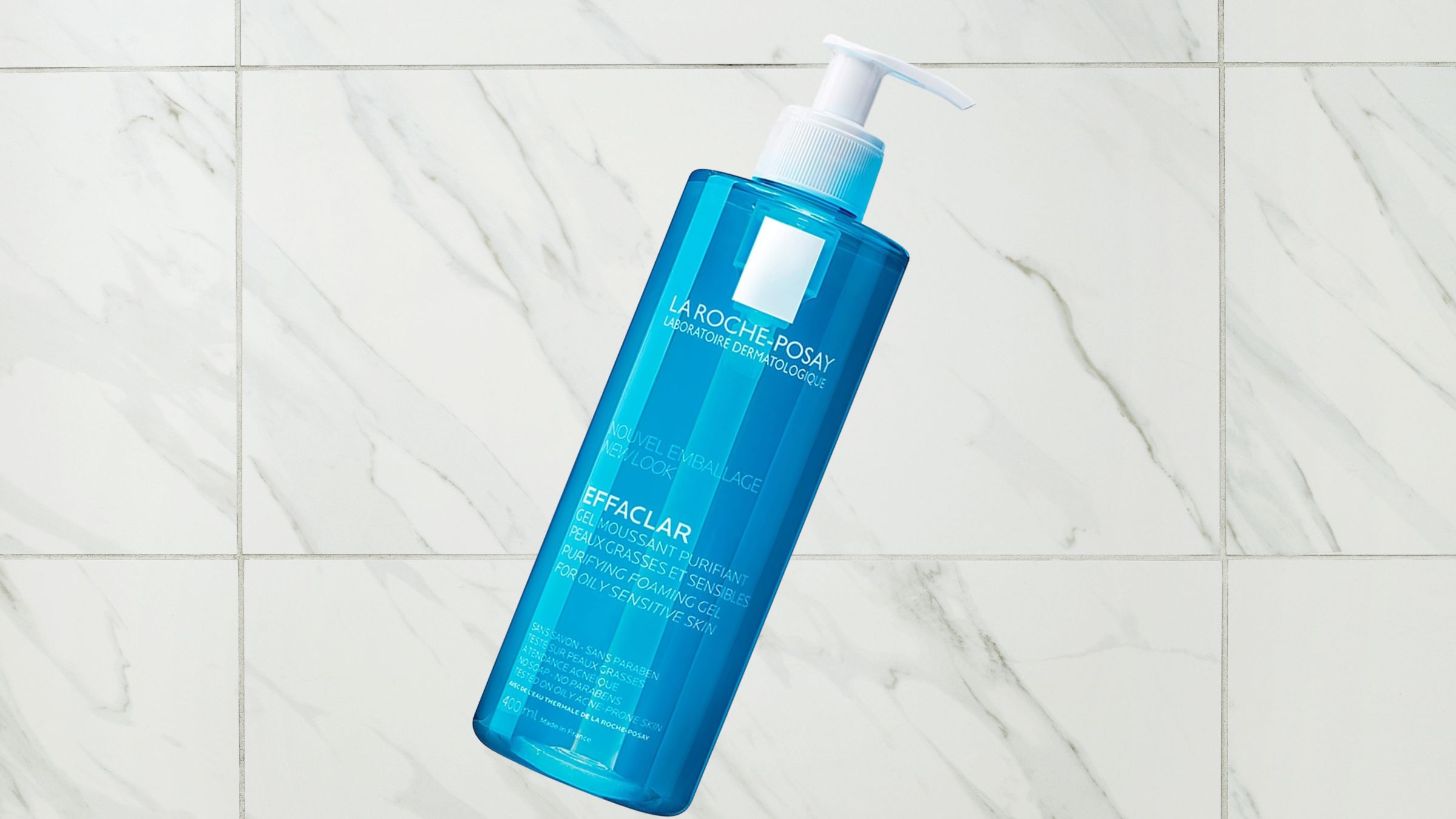 Amazon tiene a mitad de precio el gel limpiador facial La Roche-Posay Cortesía: Marca / Canva