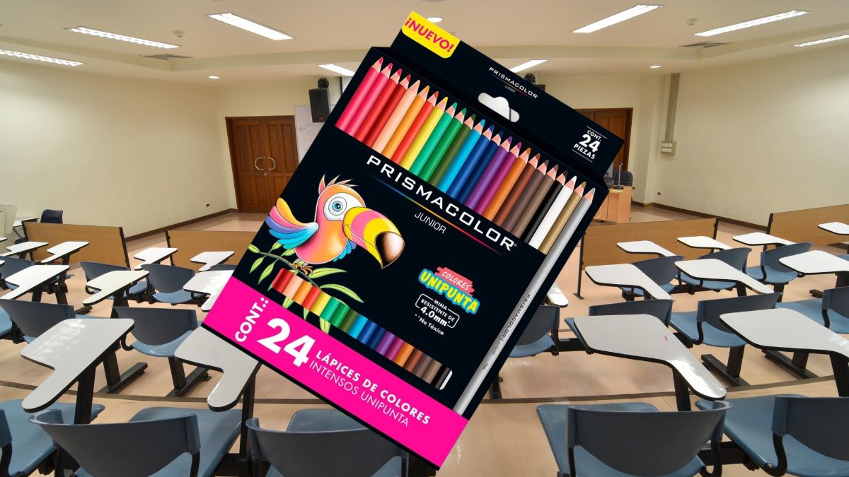 Regreso a clases 2025: Prismacolor de 24 lápices con 43% de descuento Cortesía: Marca / Canva